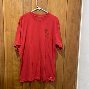 Earth Tee 100% organic cotton Red Graphic T-Shirt